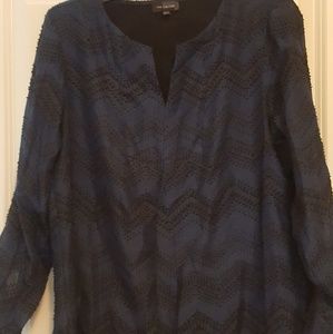 Navy blue blouse from the limited